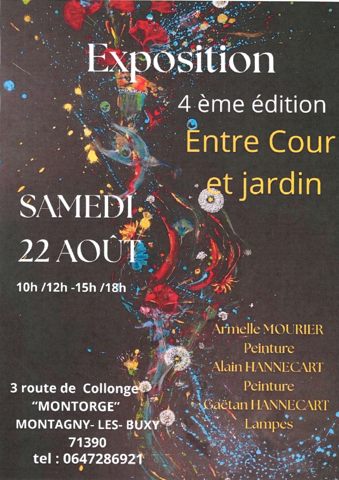 Exposition 22 août 2026